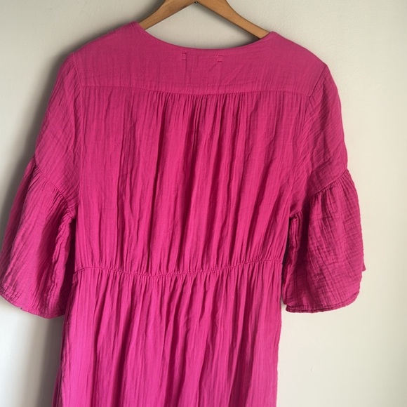 Xirena Kendall Midi Dress in Lipstick Pink Small - Picture 8 of 13